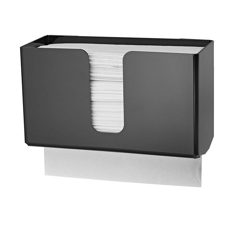 Alpine Industries Acrylic Black Wall Mounted Paper Towel Dispenser Alpine Industries Acrylic Black Wall Mounted Paper Towel Dispenser