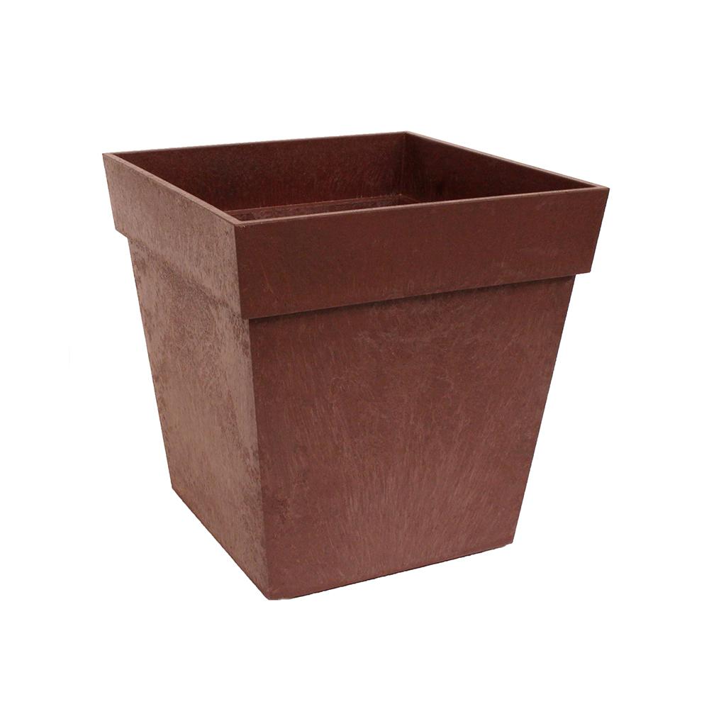 Tierra Verde Symphony 13 in. W x 13 in. H Terra Cotta Rubber Self