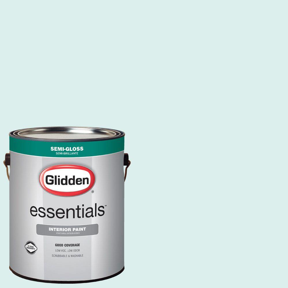 Glidden Premium 5 gal. #HDGB22U Alpine Air Aqua Eggshell Interior ...