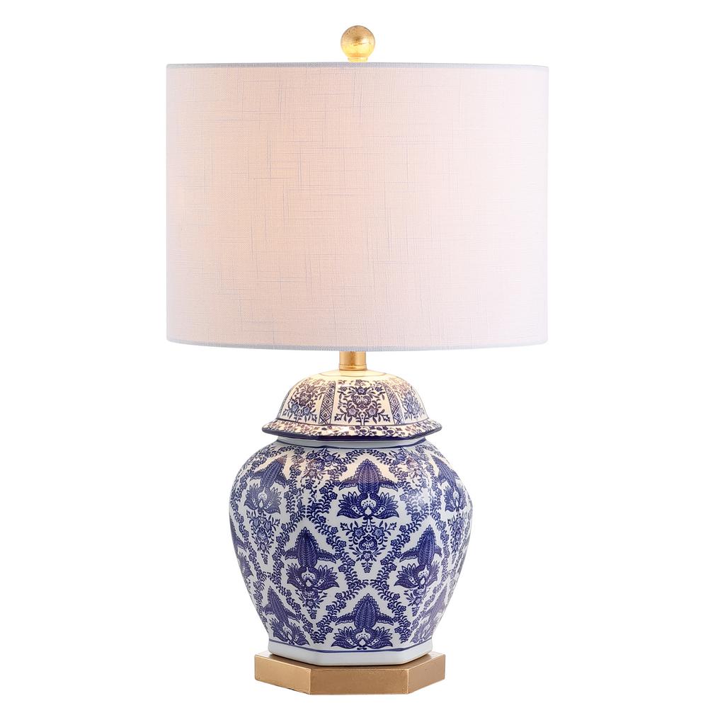Jonathan Y Gretchen 25 In Ginger Jar Ceramic Metal Led Table Lamp Blue White Jyl3051a The Home Depot,How To Update Old Kitchen Cabinets Without Replacing Them