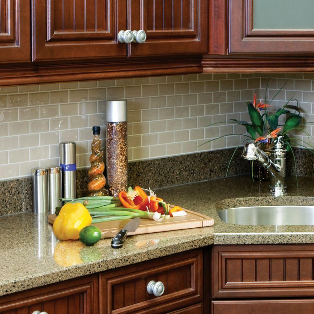 Smart Tiles 9 70 In X 10 95 In Peel And Stick Sand Mosaic Decorative 