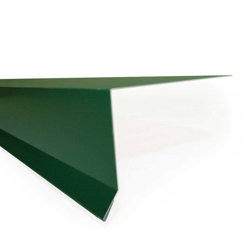 Construction Metals 4 in. x 10.5 in. Green Side Ridge Eave Trim