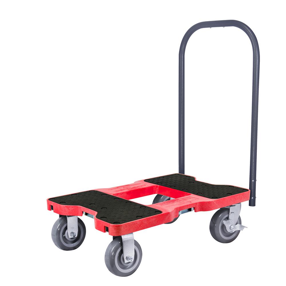 SNAP-LOC 1,800 lbs. Capacity Super-Duty Professional E-Track Push Cart ...