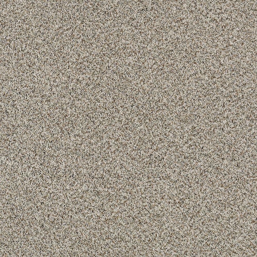 LifeProof Carpet Sample - Madeline I - Color Limestone Texture 8 in. x ...