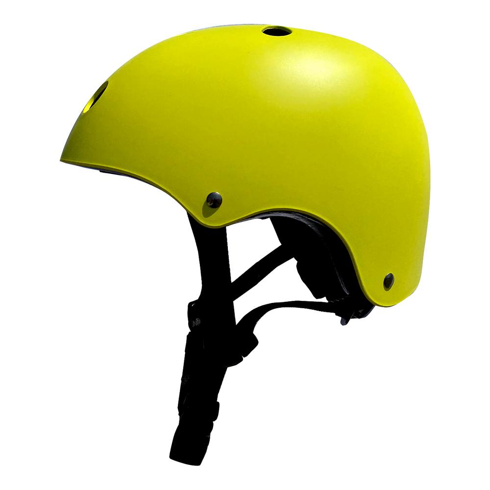 yellow cycling helmet