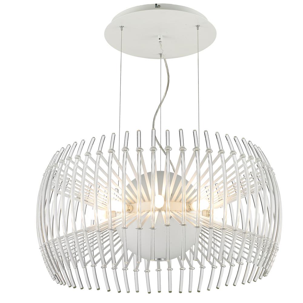 Golden Lighting Terra 17Light Chrome Chandelier with Clear Glass Shade