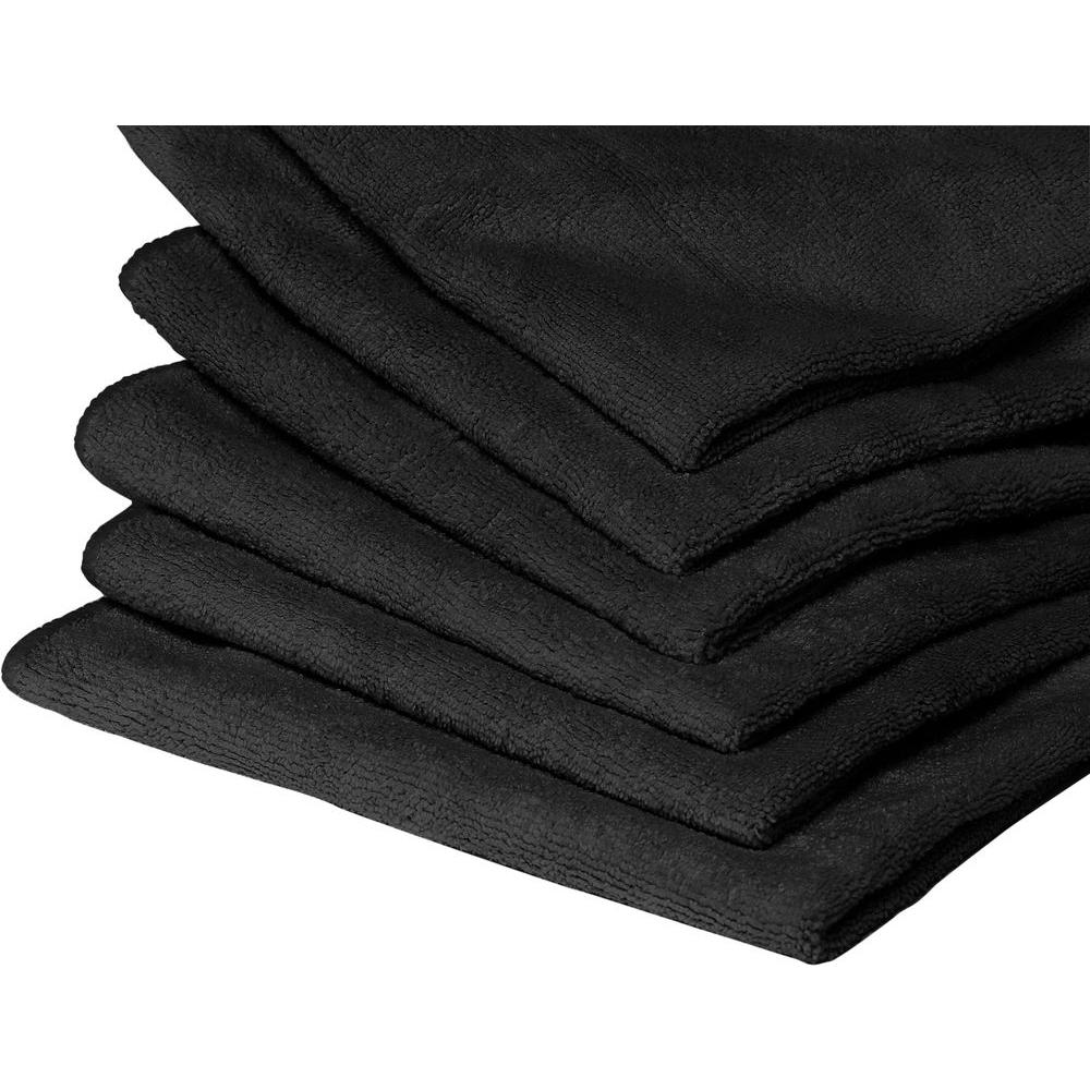 GarageMate 40 Microfiber Towels In Black-5403 - The Home Depot