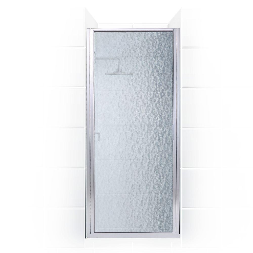 Coastal Shower Doors Paragon Series 31 In X 74 In Framed Continuous Hinge Shower Door In 9103