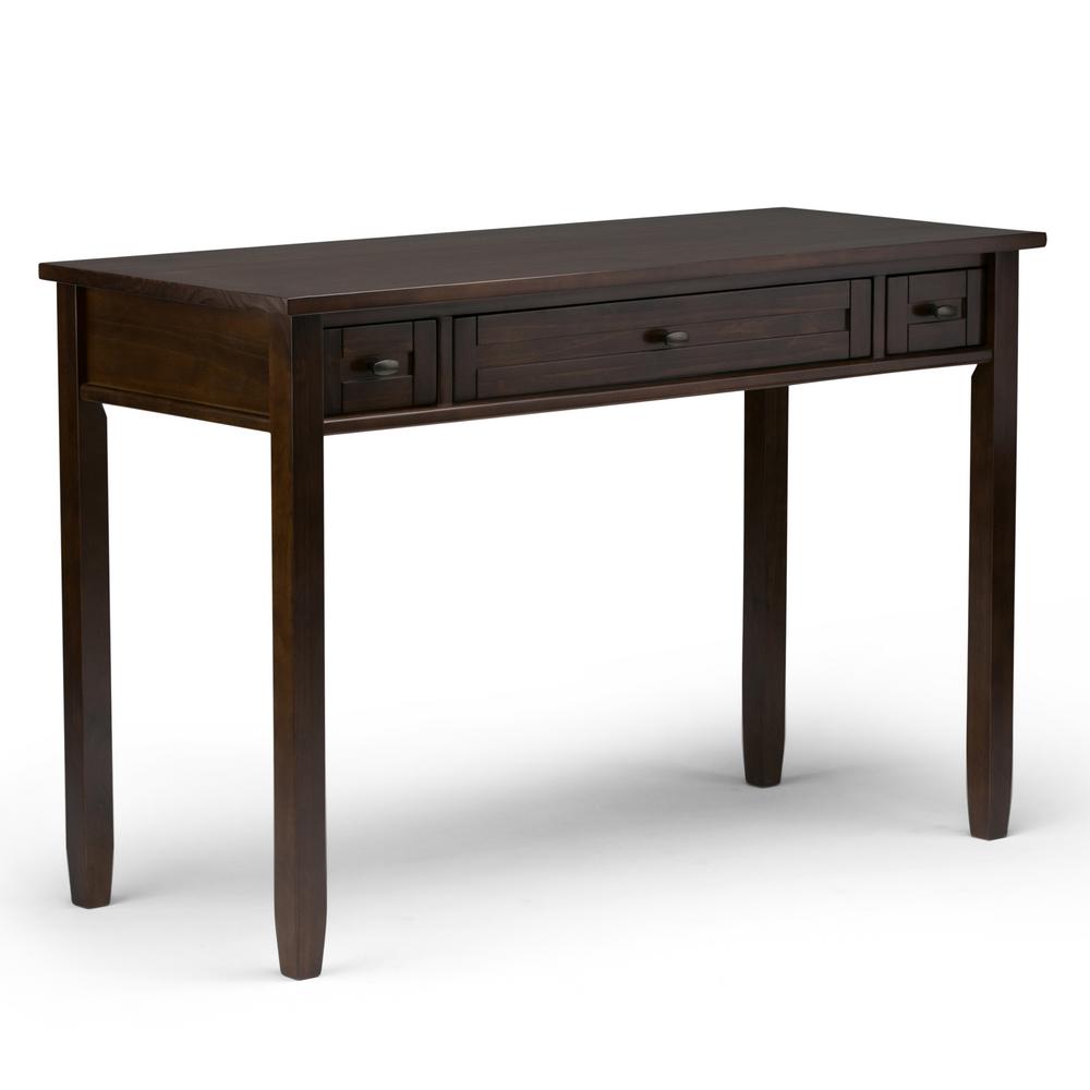 Standing Desk Mission Desks Home Office Furniture The Depot Warm Shaker Brown Desk