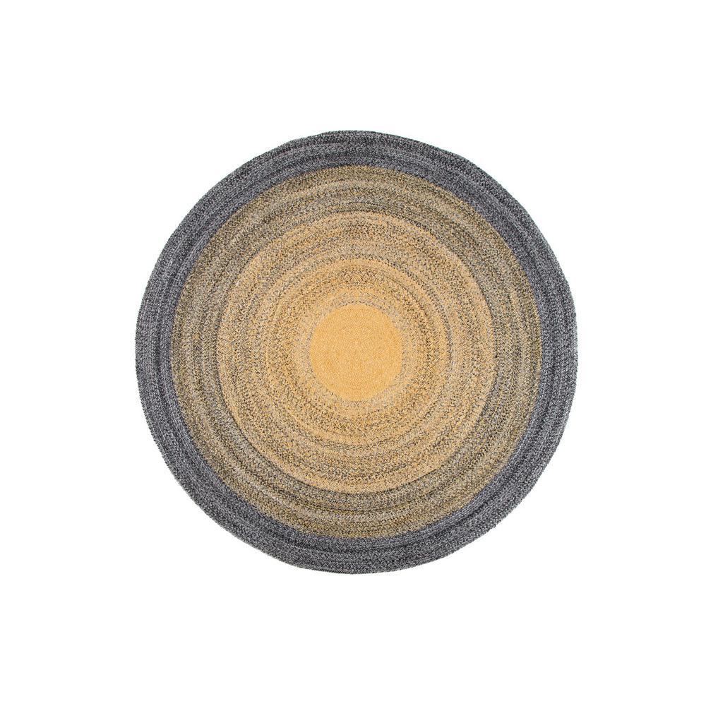Mustard Yellow Round Rug Pictures