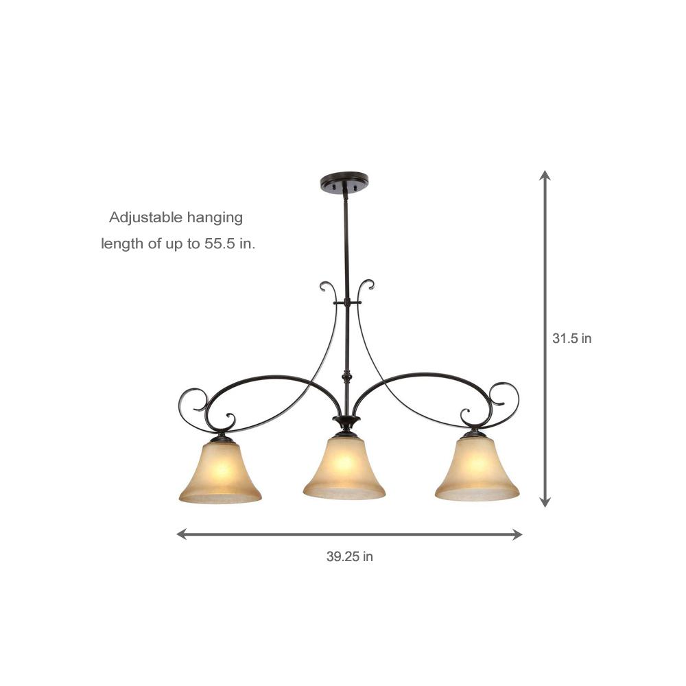 Hampton Bay Es 3 Light Aged Black Kitchen Island With Tea Stained Gl Shade Hampton Bay Es 3 Light Aged Black Kitchen Island With Tea Stained Gl Shade