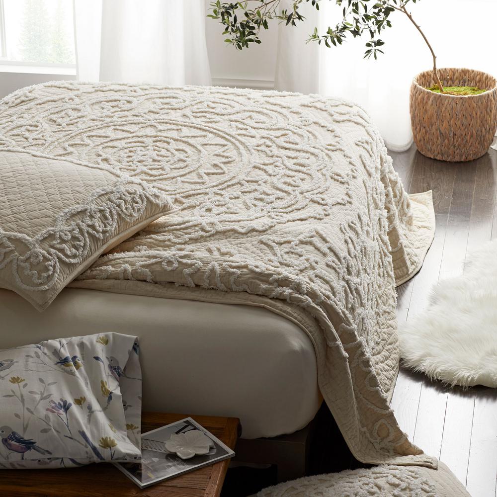 The Company Store Ashfield Cotton Linen Euro Sham 50409f E Natwhi