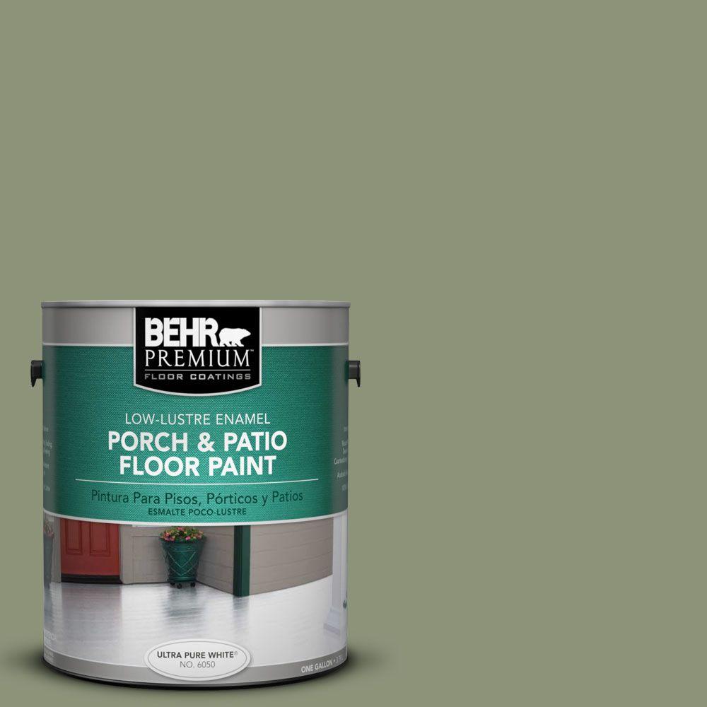 BEHR Premium 1Gal. PFC39 Moss Covered LowLustre Porch and Patio