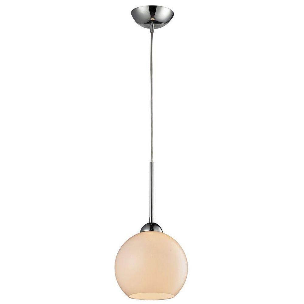 Titan Lighting Cassandra 1 Light Polished Chrome Ceiling Mount Titan Lighting Cassandra 1 Light Polished Chrome Ceiling Mount Pendant