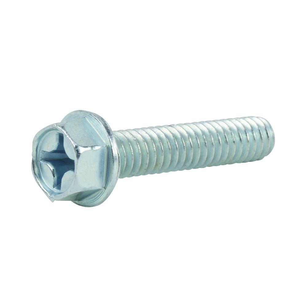 Crown Bolt 8 32 X 12 In Phillips Hex Head Machine Screws 4 Pack 05631 The Home Depot 