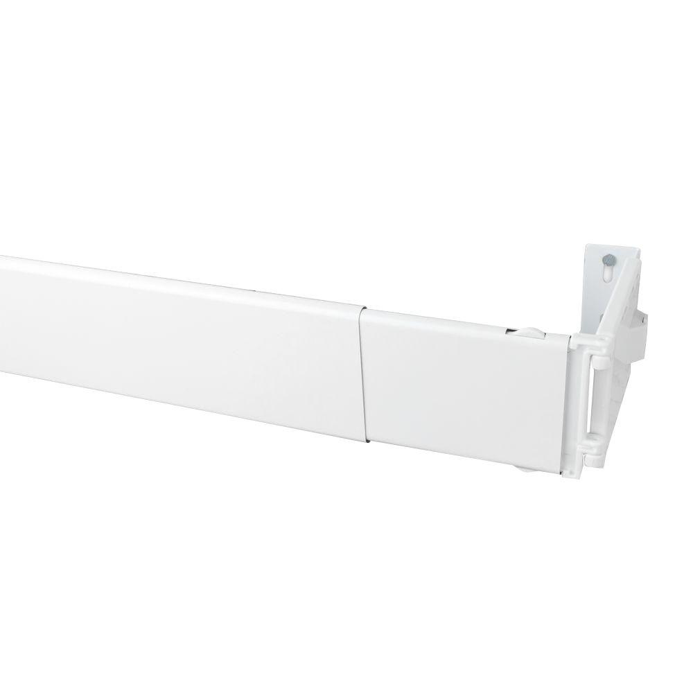 Rod Desyne 84 In 156 2 1 Wide Pocket Curtain Wp4084 Wide Pocket Curtain Rod Wp4084 The Home Depot