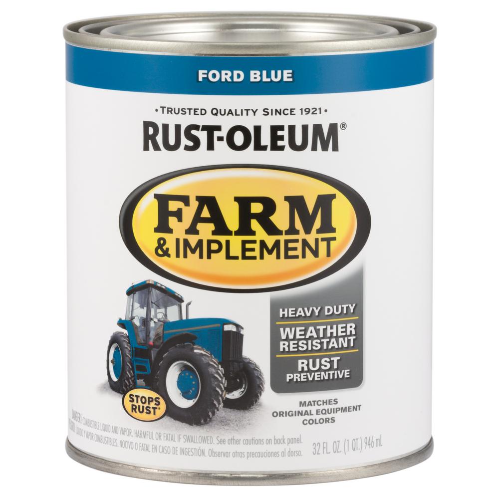 RustOleum Specialty 1 qt. Ford Blue Gloss Farm Equipment Enamel Paint