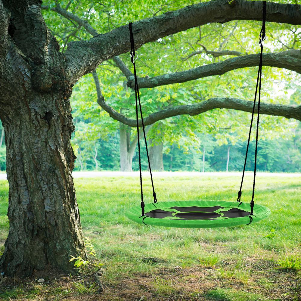 Hey Play 40 In Dia Saucer Swing With Adjule Rope Hw3500100 Hey Play 40 In Dia Saucer Swing With