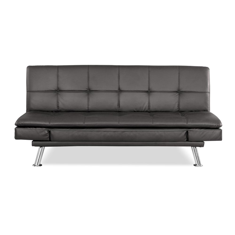 Serta Sofa Bed The Home Depot Nelson Grey Convertible Sofa