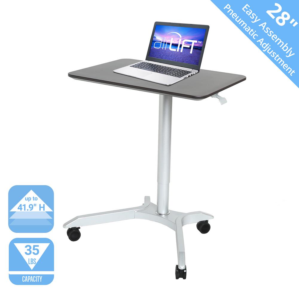 Laptop Stand Wheels Desks Home Office Furniture The Home Depot