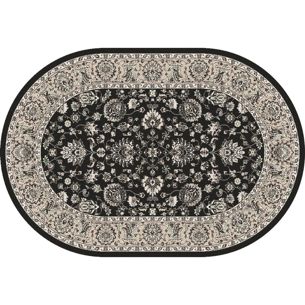 Art Carpet Arabella Accustomed Black 7 Ft X 10 Oval Area Rug Art Carpet Arabella Accustomed Black 7 Ft X 10 Oval Area Rug
