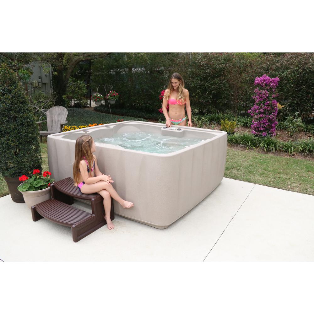 Home and Garden Spas 6-Person 90-Jet Spa with MP3 Auxiliary Hookup