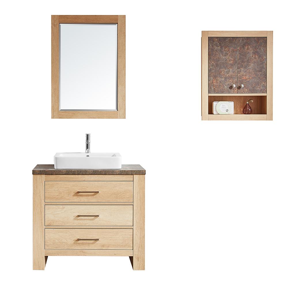 Wood Vanities With Tops Bathroom The Home Depot Alpine
