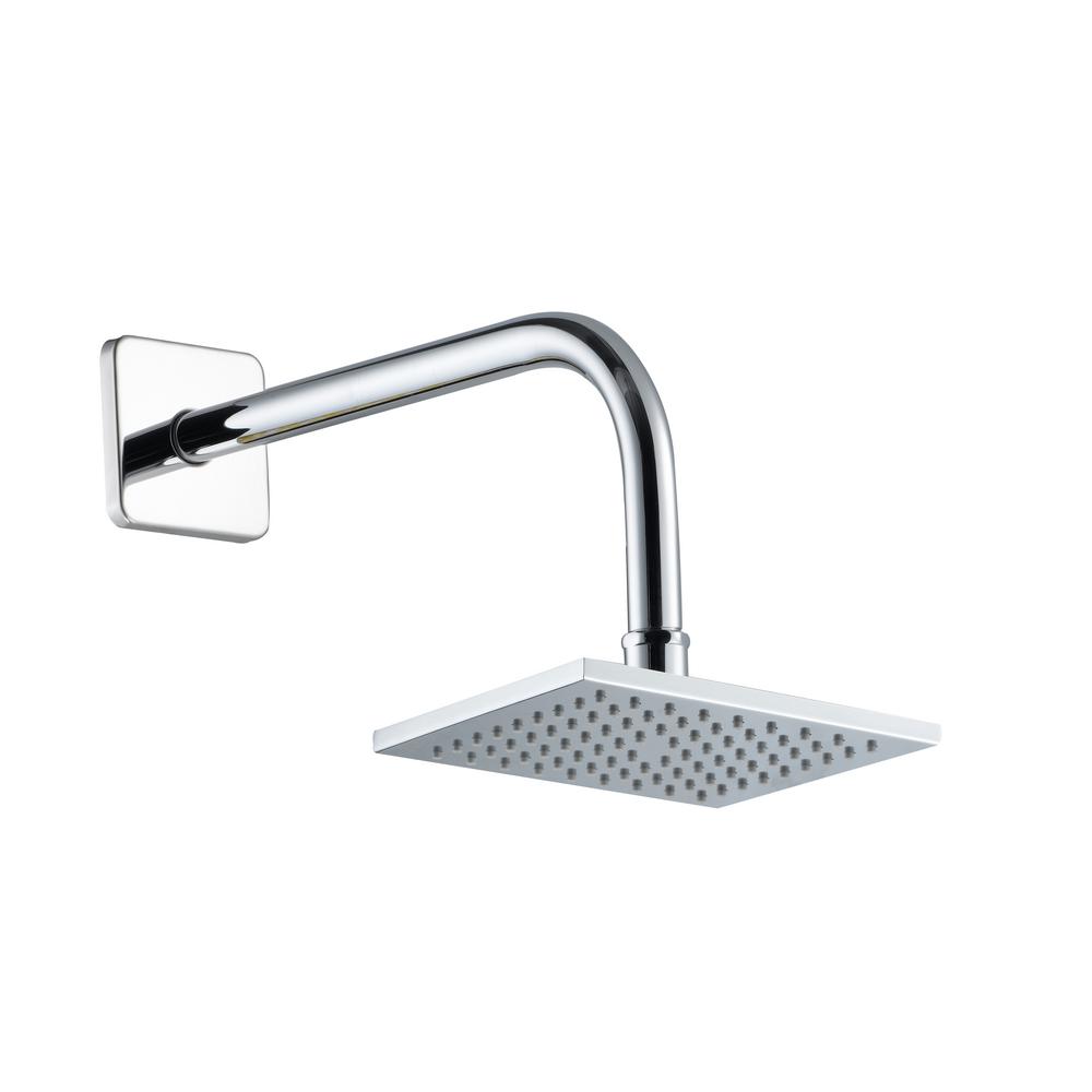 Glacier Bay 1Spray 6 in. Square Showerhead in Chrome580080901 The