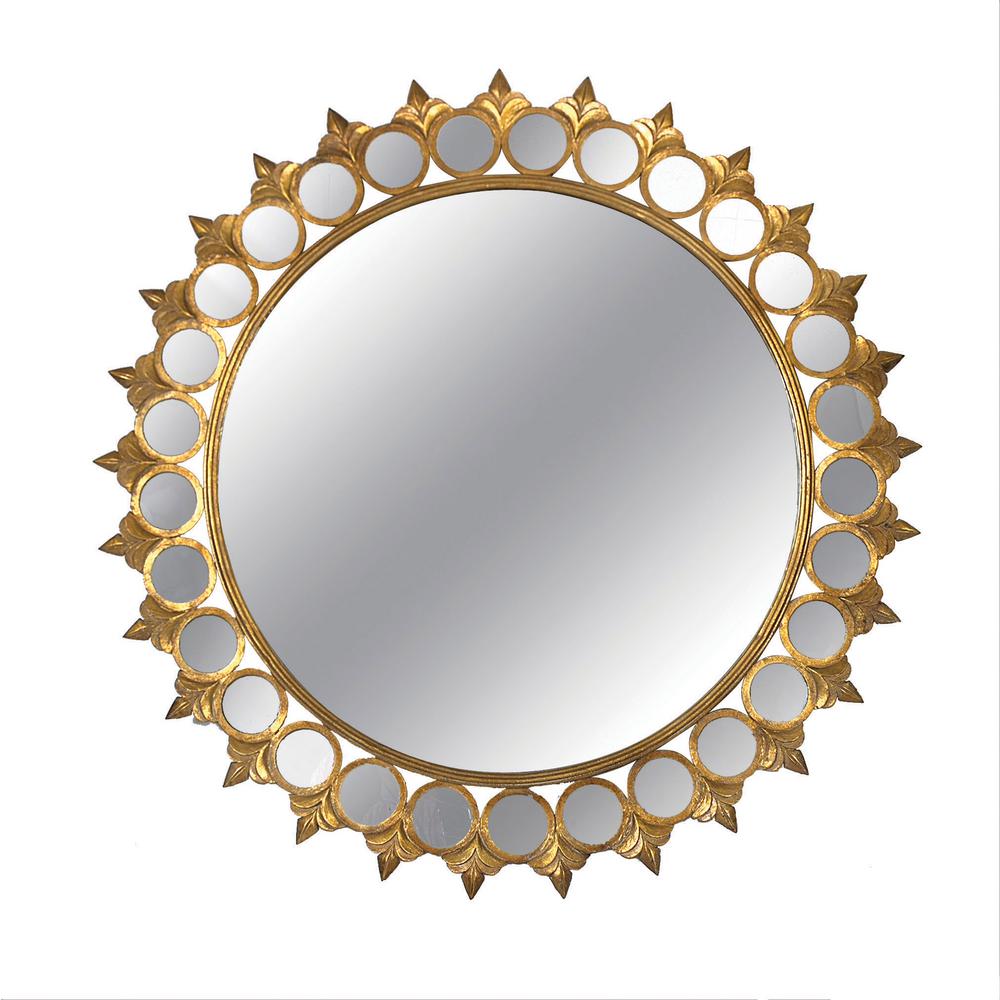 Creative CoOp Jupiter Gold Framed MirrorDA2064 The Home Depot