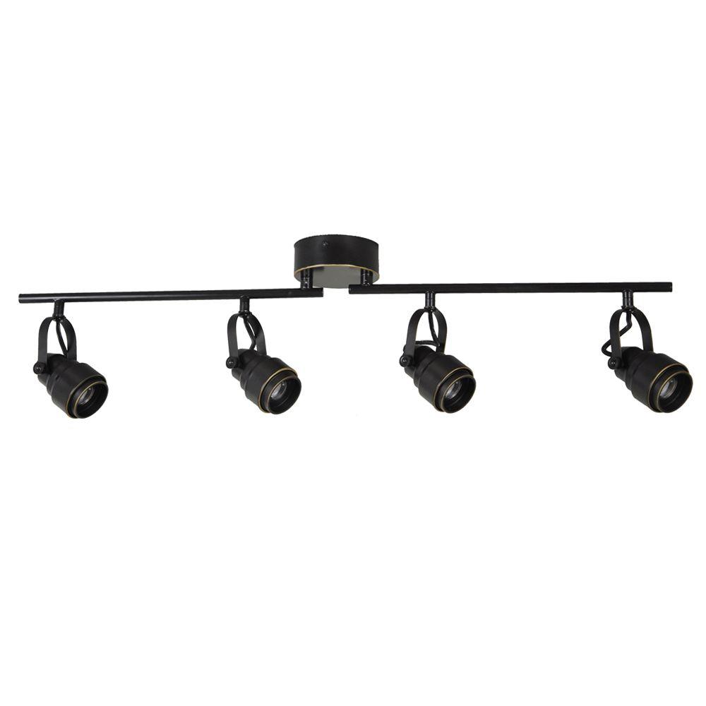 Led Low Voltage Track Heads Pendants Lighting The 4 Light Oil Rubbed Bronze Cinema Led Track Lighting
