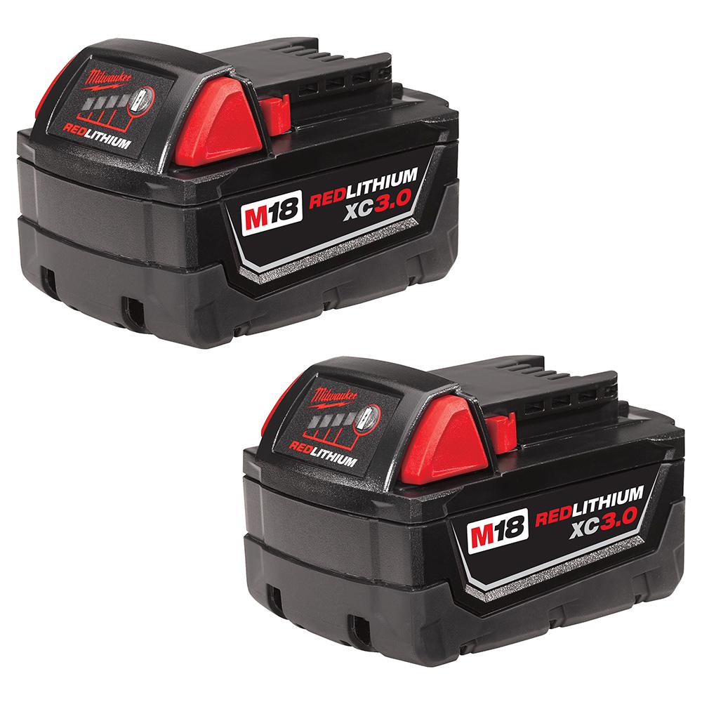 Milwaukee 48-11-1822 M18 18-Volt Lithium-Ion XC Battery Pack 3.0Ah 2