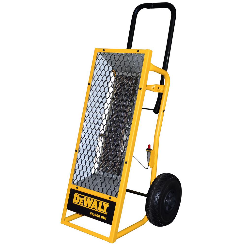 Propane Radiant Heater >> Dewalt 45 000 Btu Portable Radiant Propane Heater Dxh45lp The Home Propane Radiant Heater >> Dewalt 45 000 Btu Portable Radiant Propane Heater Dxh45lp The Home