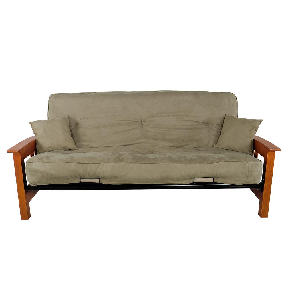 Primo International In Sage Green Upholstered Futon 10735 The Primo International