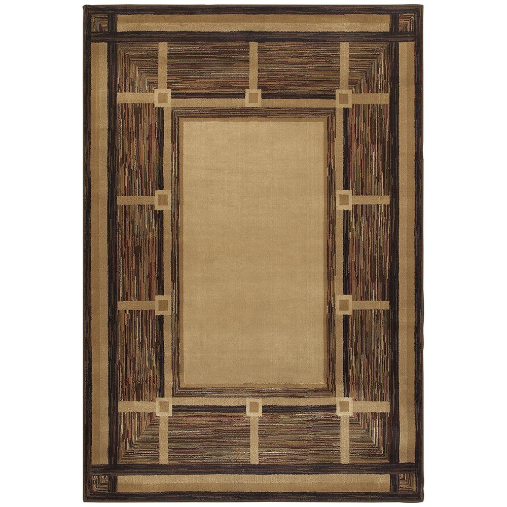 Oriental Weavers Riverway Brown 5 ft. 3 in. x 7 ft. 6 in. Area Rug482276 The Home Depot