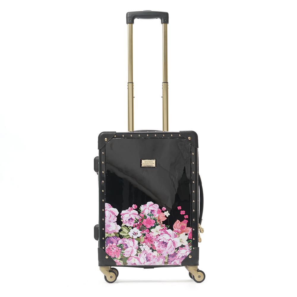 Macbeth On Vacay 21 in. Pink Rolling Luggage SuitcaseABMB5045650 The Home Depot