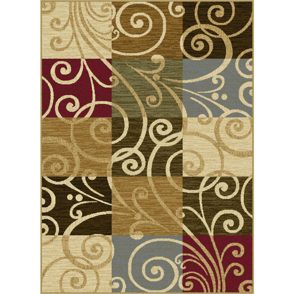 Tayse Rugs Laguna Multi 7 Ft. 6 In. X 9 Ft. 10 In. Indoor Area Rug-4680 