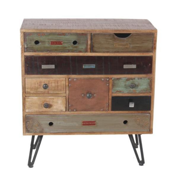 Coast To Coast Imports Multicolor Mango Brisbane 9 Drawer Chest