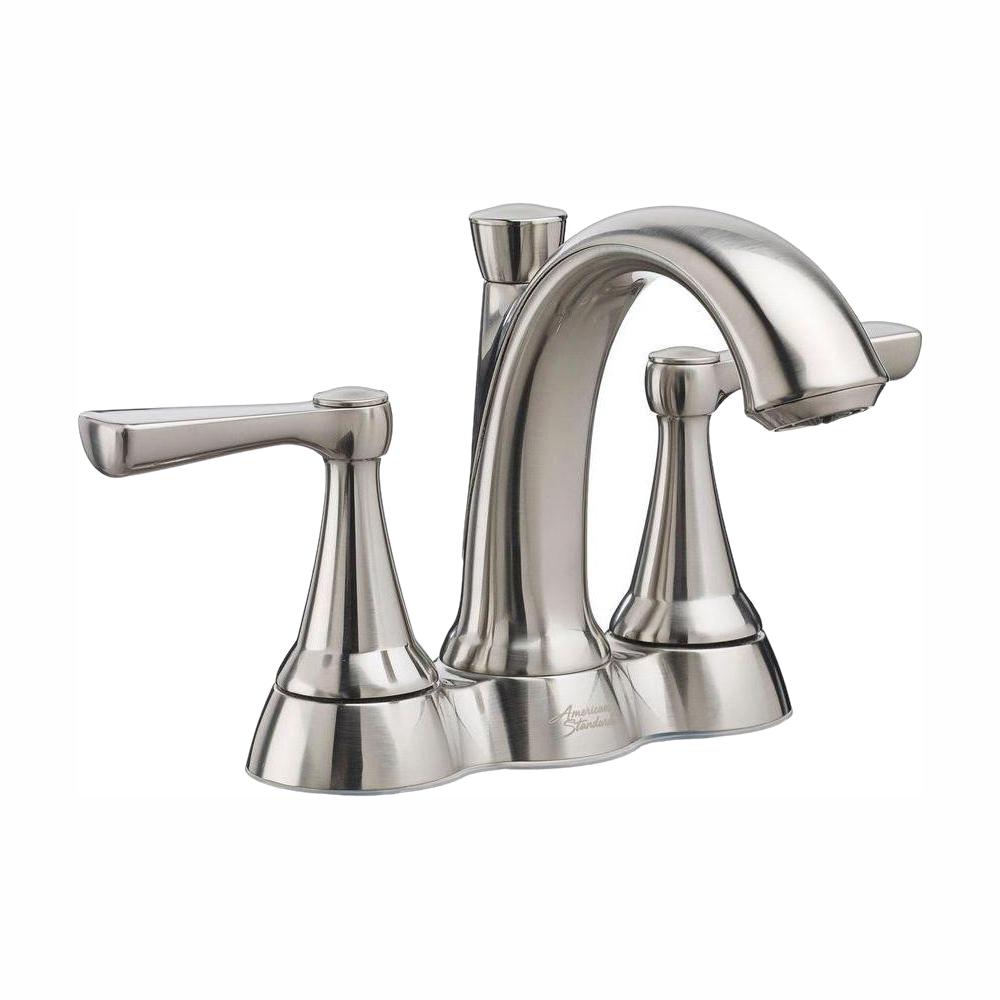 Brushed Nickel American Standard Centerset Bathroom Sink Faucets 7416201 295 64 1000 