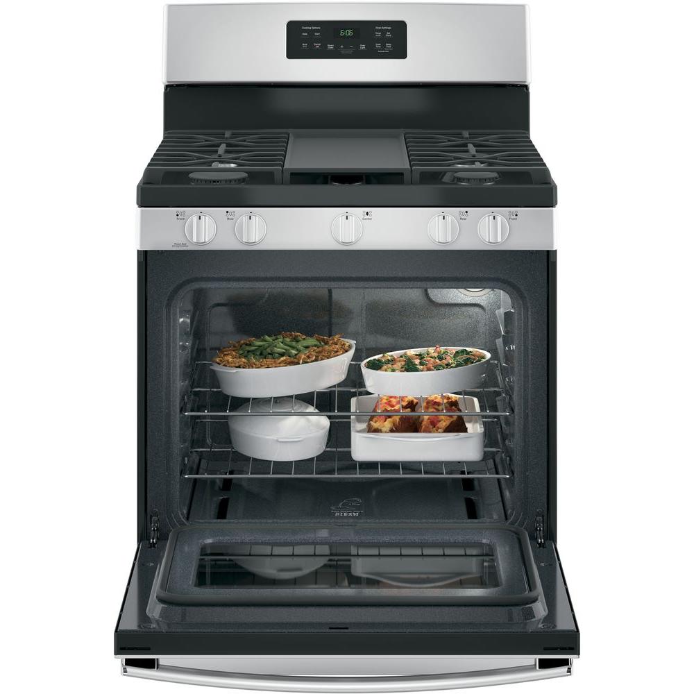 30 in. 5.0 cu. ft. Gas Range in Stainless Steel