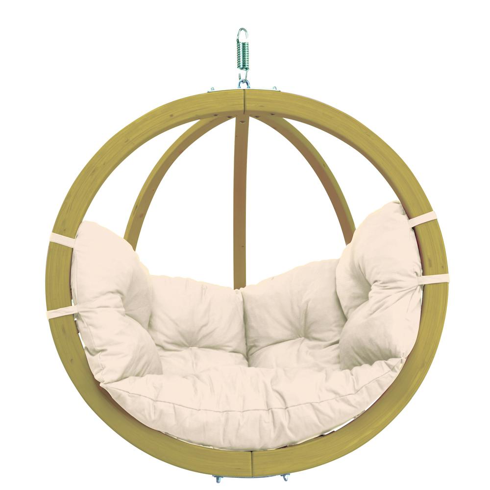 Byer of Maine Globo Chair Single Person Laminated Spruce Patio Swing with Agora... by Byer of Maine