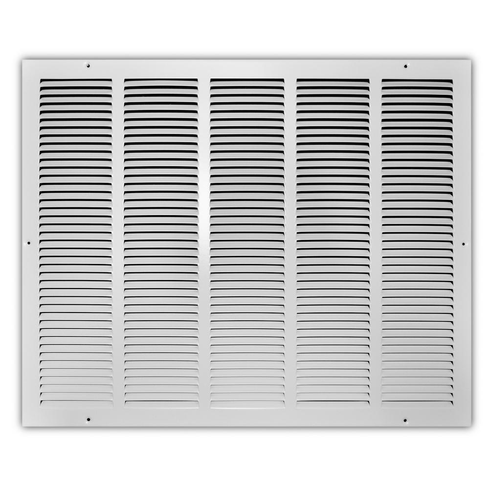 Everbilt 25 in. x 20 in. Steel Return Air Filter Grille in WhiteE190RF