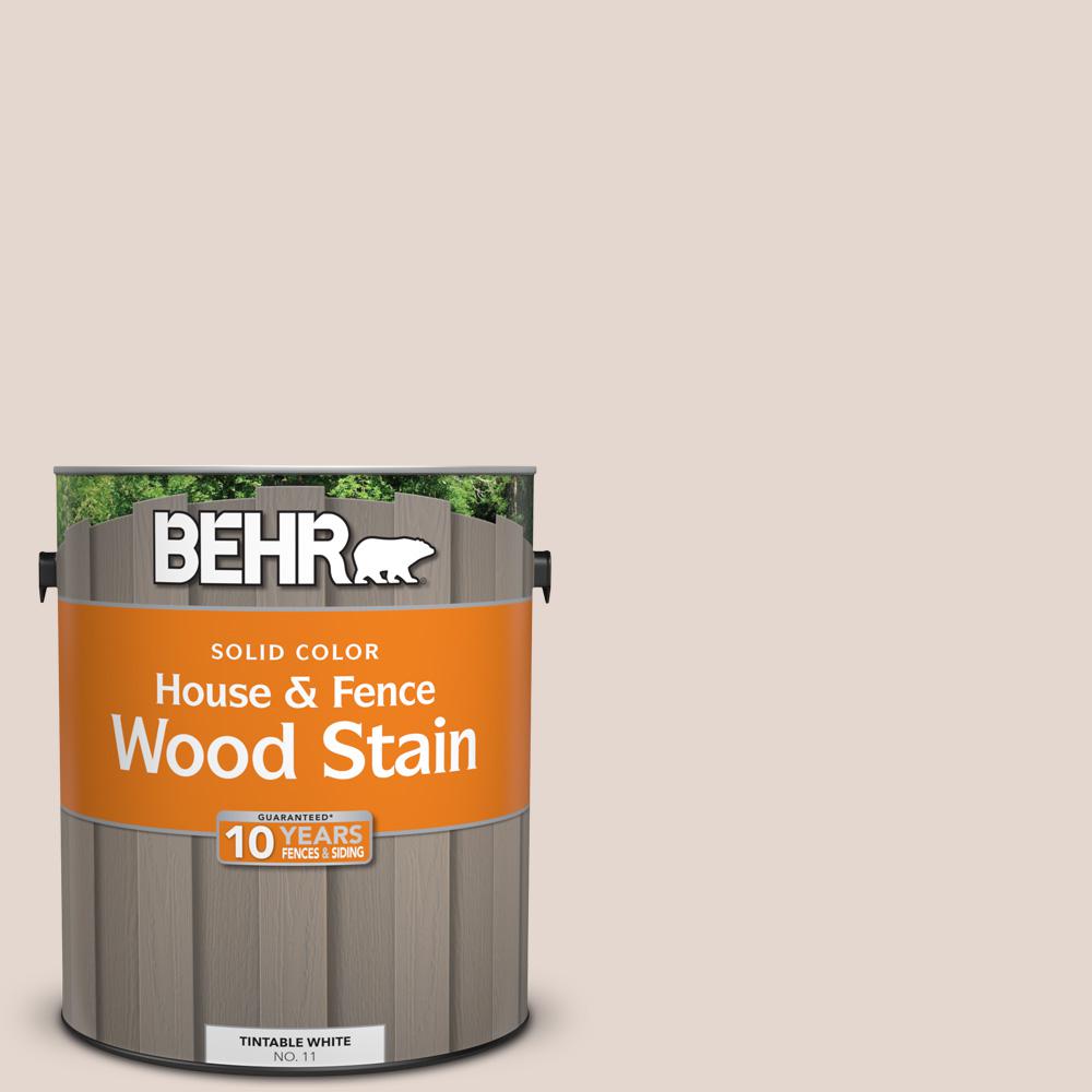 Behr 1 Gal 770a 2 Kangaroo Tan Solid Color House And Fence Exterior Wood Stain