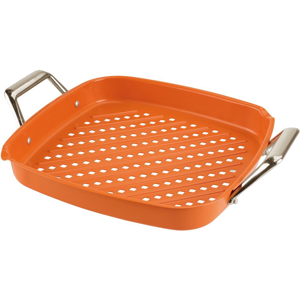Vision Grills Kamado CharGas Dual Fuel Charcoal/Gas Grill in Orange
