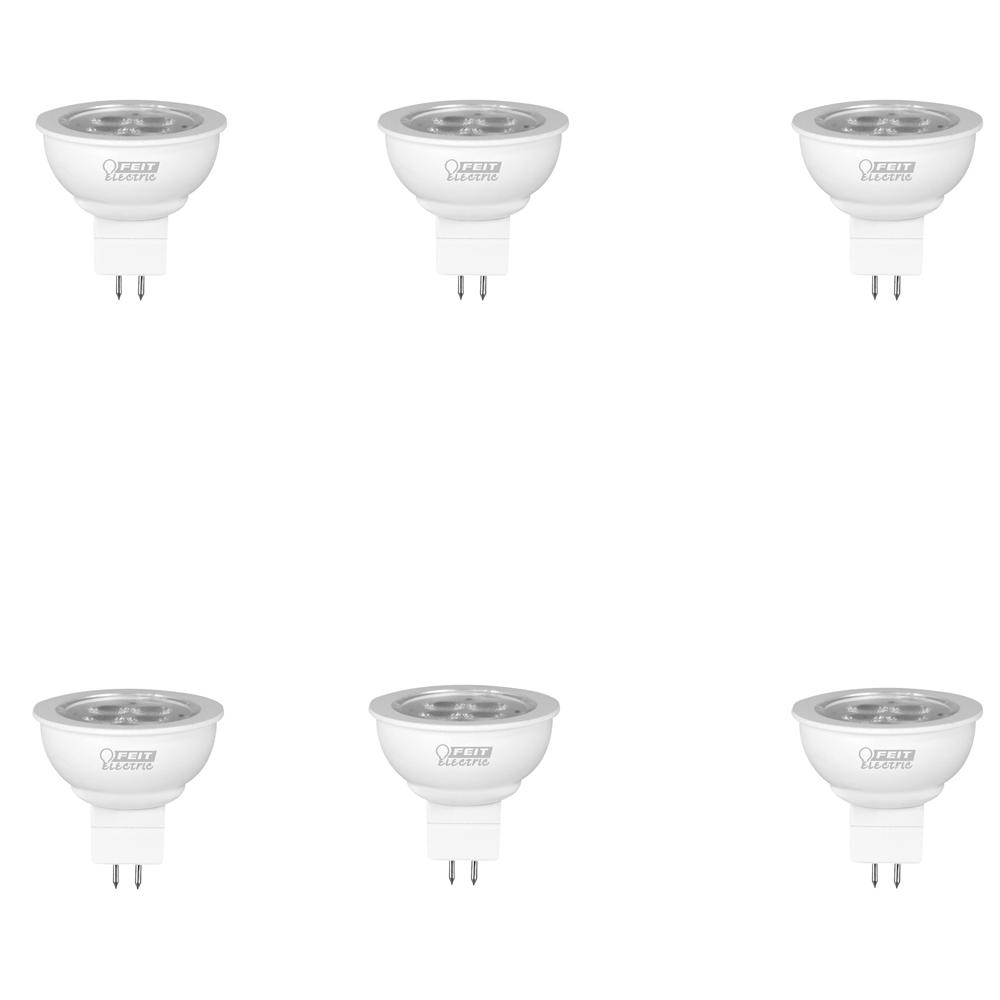 Mr16 Landscaping Light Bulbs The Home Depot 50 Watt Equivalent Bright White 3000k Mr16 Gu5 3 Cec Title 20