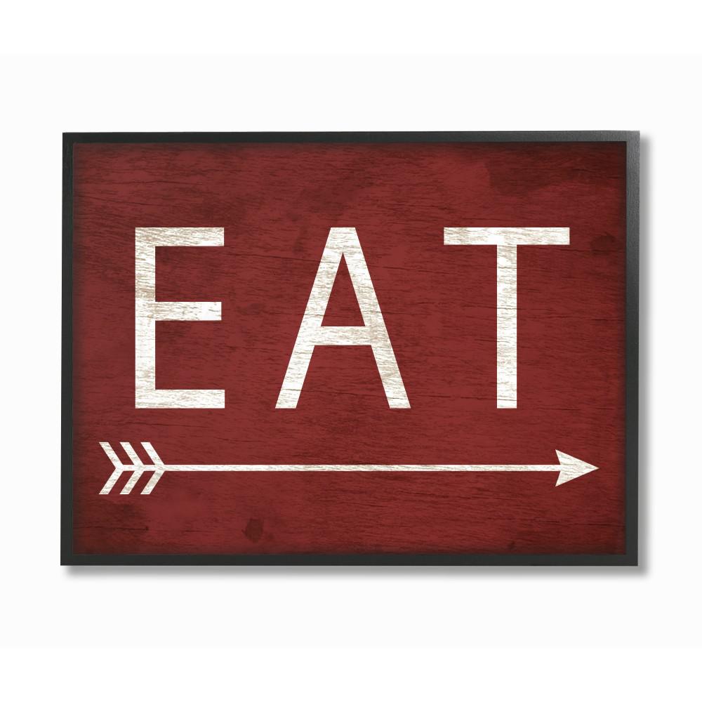 The Stupell Home Decor Collection 16 In X 20 In Eat With Arrow