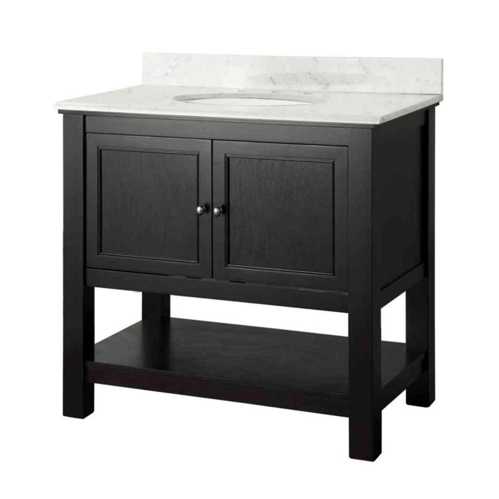62 70 In Bathroom Vanities Bath The Home Depot W X 22 In D Bath Vanity