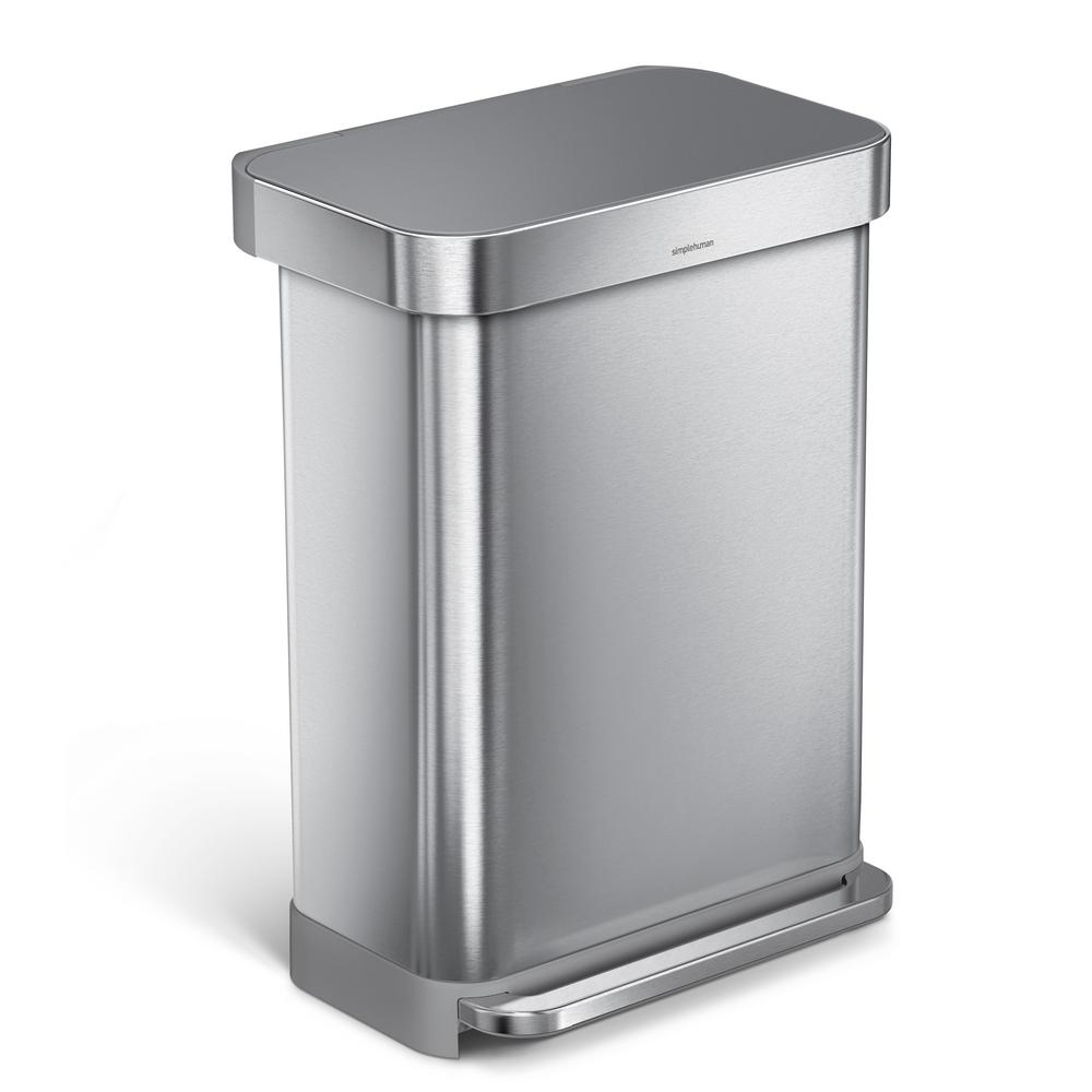 Corner Trash Can Stainless - Use this stainless steel tilted option ...