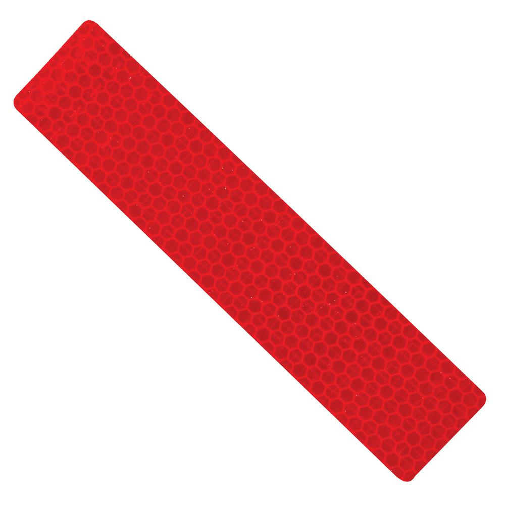 Everbilt 1 25 In X 6 In Red Reflective Safety Strips 31085 The Home Depot