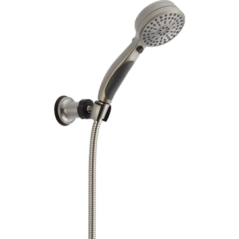 Delta 9Spray 5 in. Single Wall Mount Adjustable Handheld Shower Head