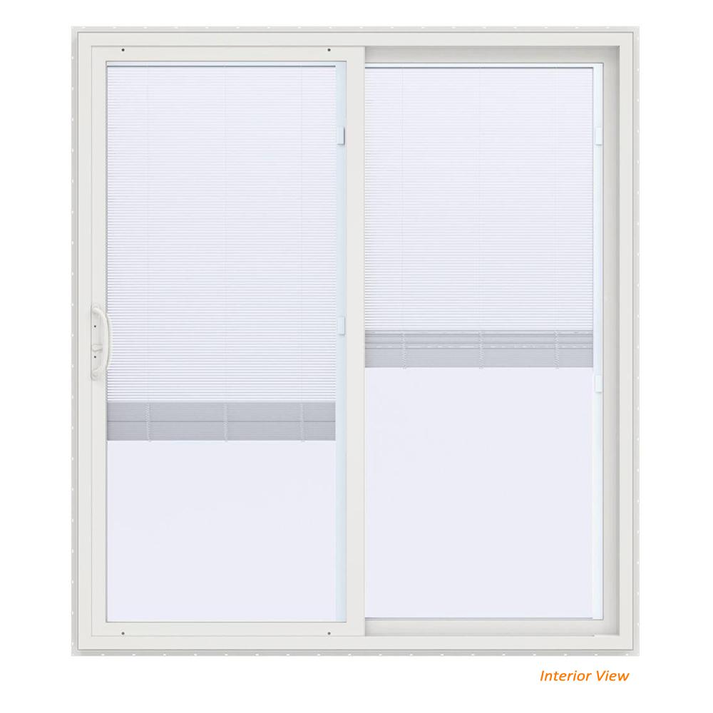 Jeld Wen 72 In X 80 In V 4500 Contemporary White Vinyl Right